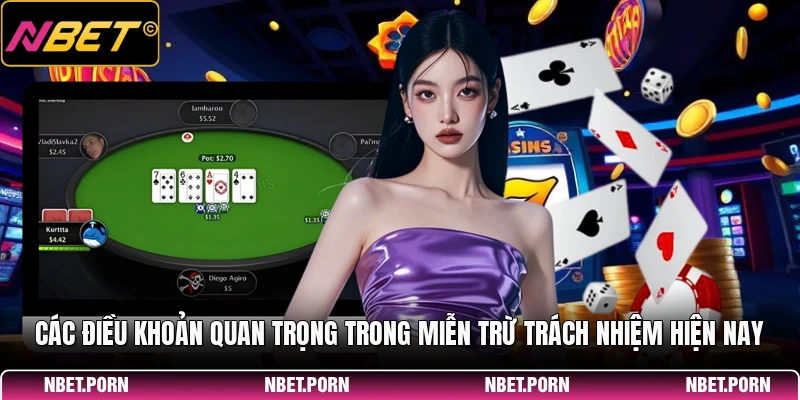 Các điều khoản quan trọng trong miễn trừ trách nhiệm hiện nay
