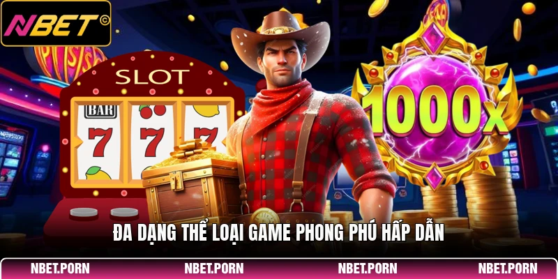 Đa dạng thể loại game phong phú hấp dẫn